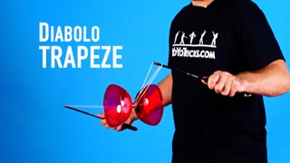 Trapeze on the Diabolo Diabolo Trick