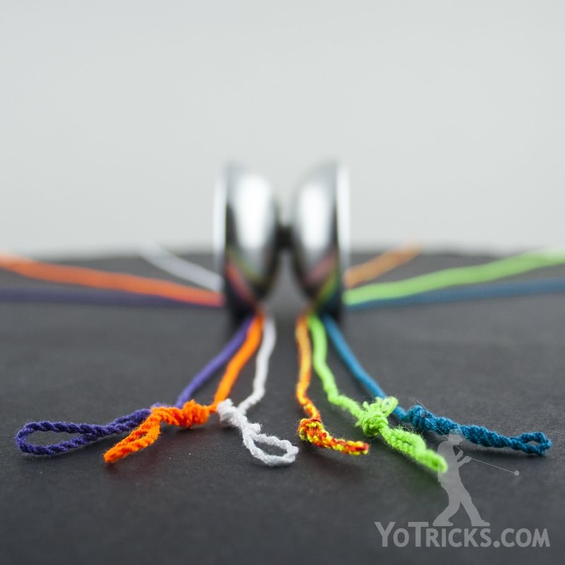 10 Multi Color Pro Poly Yo Yo Strings From The YoYo Factory 100% Polyester Type6 