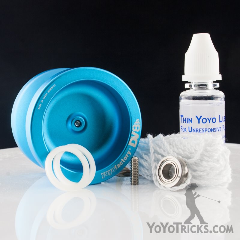 7 Ersatzschnüre Yo-Yo Oel und Fingerprotector Yoyo Velocity Starter SET inkl 