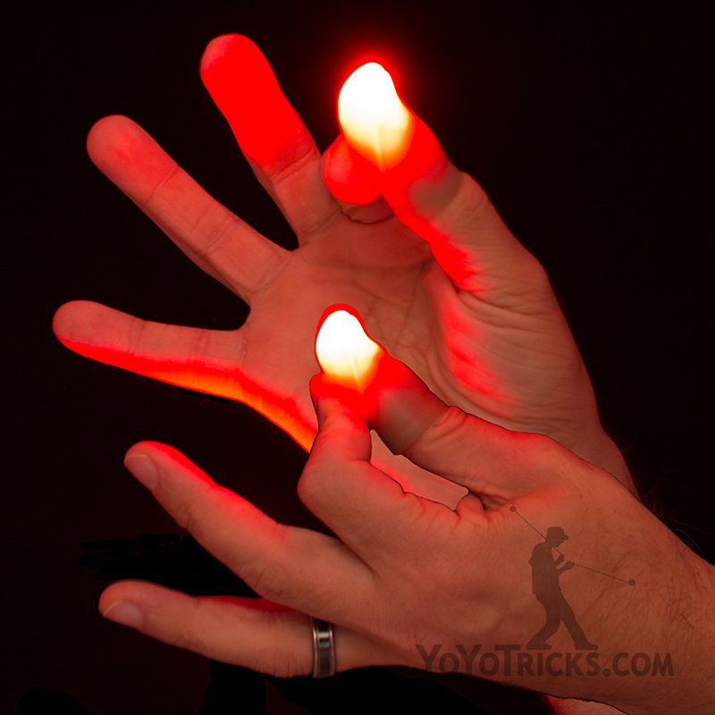 Red Magic Light Up Thumb Magic Light 