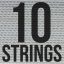 cage free string 10 yellow