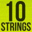 cage free string 10 yellow