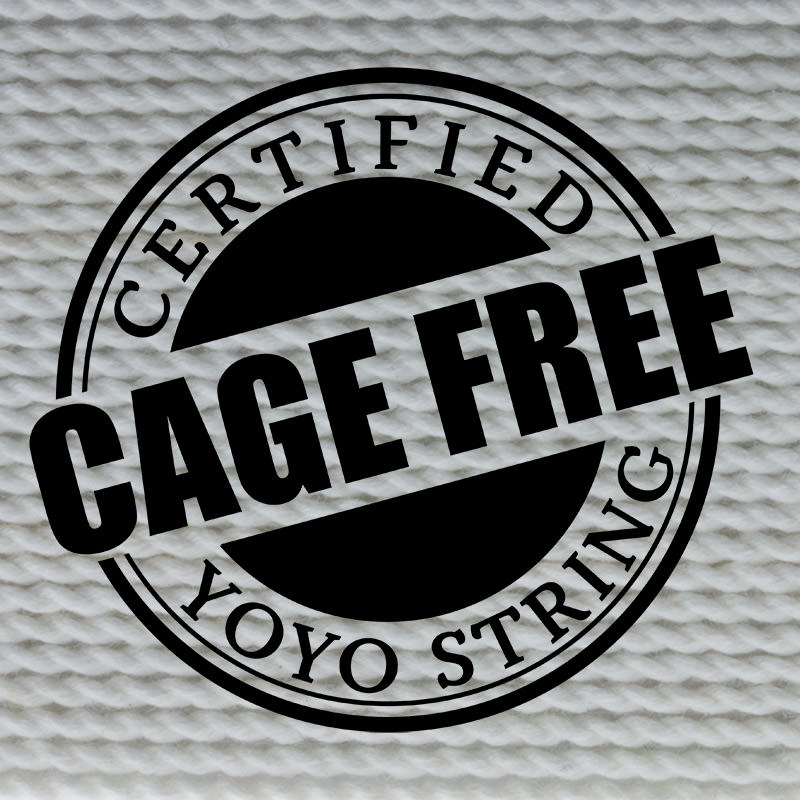 cage free string white image