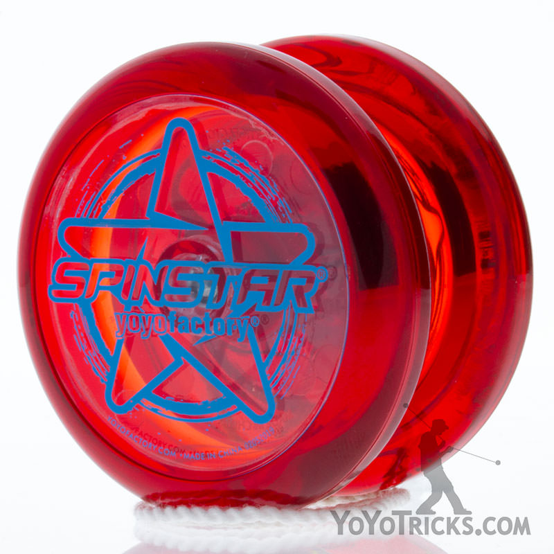 YoyoFactory SPINSTAR Yo-Yo Rouge Idéal pour Les débutants, Jeu Yoyo Moderne , Freestyle Yoyoing Tricks, Ficelle Et Instructions Incluses 