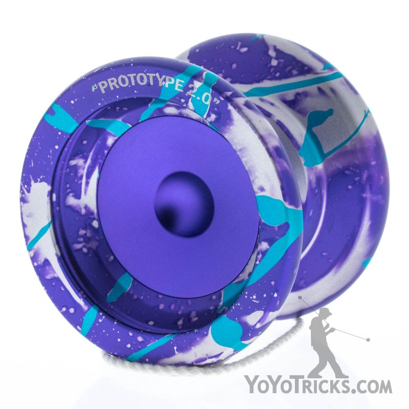 purple aqua splash horizon pivot prototype yoyo
