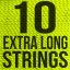 Extra Long Cage Free Yoyo String - 10 Yellow