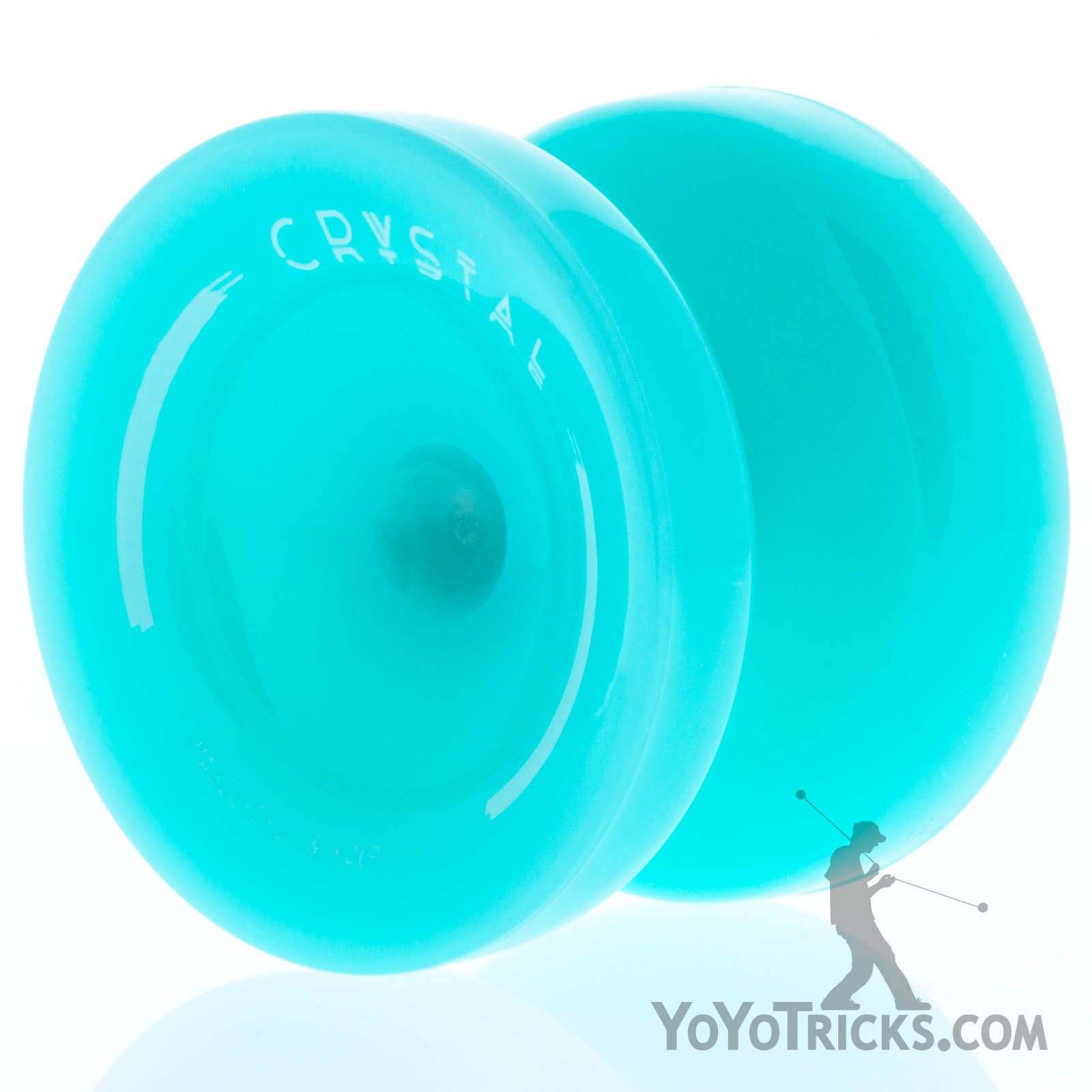 Crystal Cream Responsive Yo-yo for Beginner Dual Purpose Replacement Unresponsive Bearing for Intermediate Advanced,with 5 Yoyo Strings,Bag,Bearing Remover MAGICYOYO K2 PLUS CRYSTAL Yoyo for Kids 