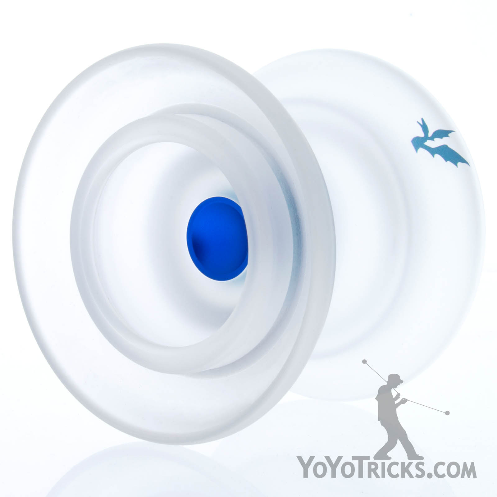 Professionelles Trick-Yo-Yo aus Edelstahl Jojo Profi Jojo schwarz mattiert 