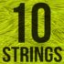 polyester yoyo string yellow 10