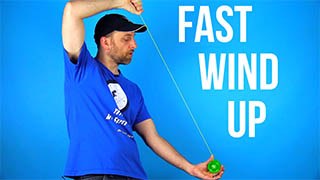 Optional Trick: Wind the String Quickly Yoyo Trick